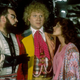 Colin Baker’s Doctor with Peri, played by Nicola Bryant, and King Yrcanos, played by Brian Blessed.